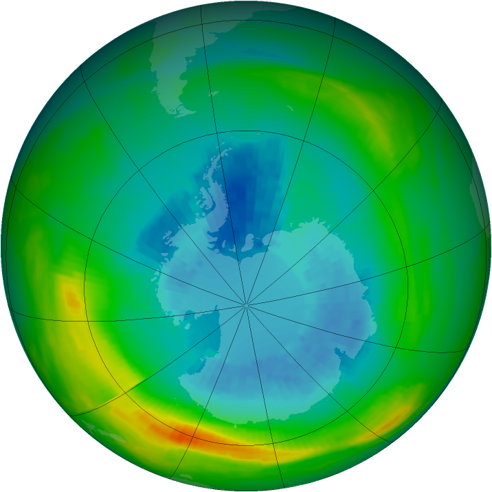 Ozone Map 1981-09-12